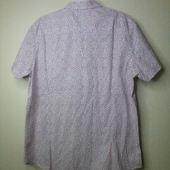 Bobois Collection Shirt Men XXL Button Up European Style Short Sleeve Pattern - Picture 13 of 16